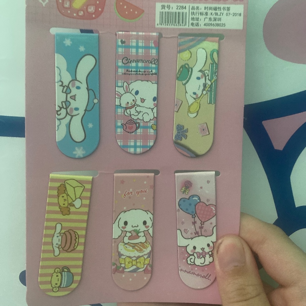 Sanrio Cinnamoroll bookmarks